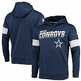 Dallas Cowboys Nike Sideline Team Logo Performance Pullover Hoodie Navy,baseball caps,new era cap wholesale,wholesale hats